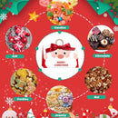 10 Pcs Christmas Candy Boxes With Ribbon And Wooden Ring Merry Christmas