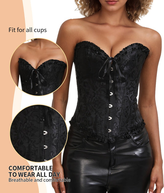 Women's Lace-Up Bustier Corset Top | Party & Rave Wear