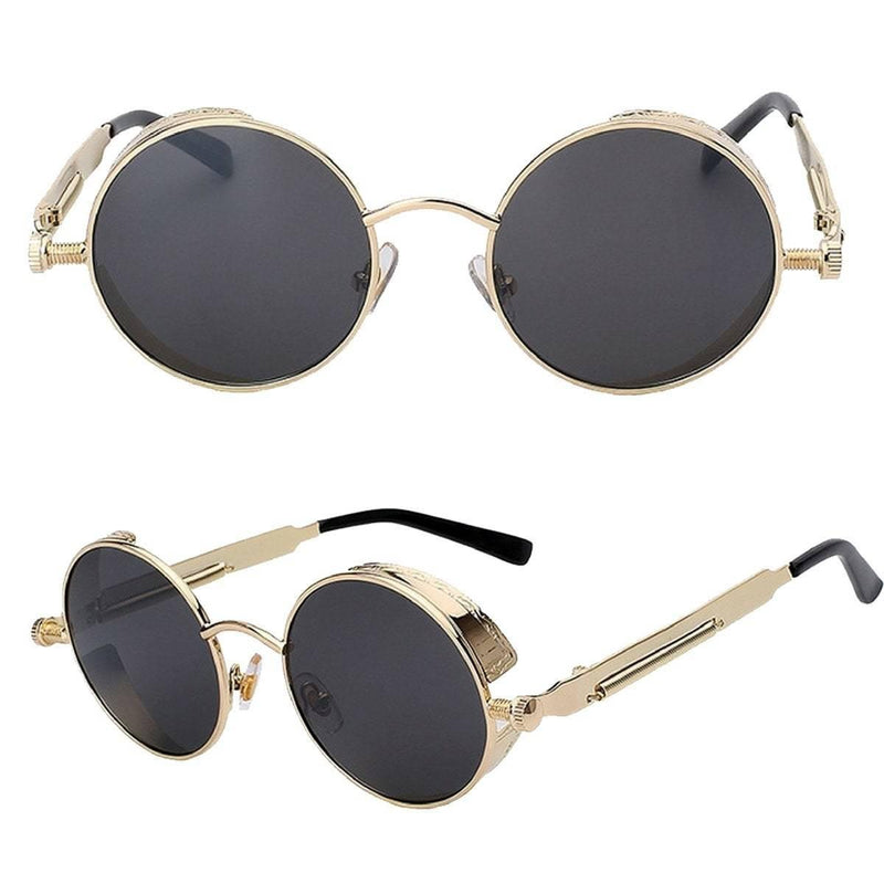 Austin Powers Vintage Round Metal Frame Sunglasses - MultyPros