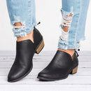 Autumn Women Shoes Retro High Heel Ankle Boots - MultyPros