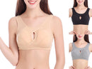 Cotton Anti-expansion Anti-Sag Gathering Adjustment Sports Bra - MultyPros