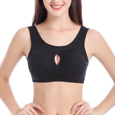 Cotton Anti-expansion Anti-Sag Gathering Adjustment Sports Bra - MultyPros