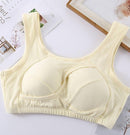 Cotton Anti-expansion Anti-Sag Gathering Adjustment Sports Bra - MultyPros