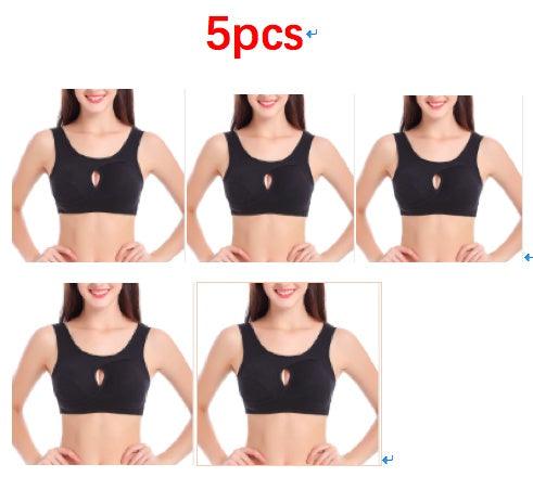 Cotton Anti-expansion Anti-Sag Gathering Adjustment Sports Bra - MultyPros