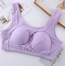 Cotton Anti-expansion Anti-Sag Gathering Adjustment Sports Bra - MultyPros