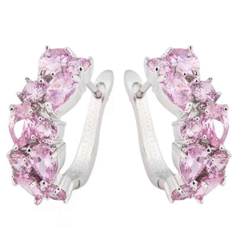 Diamond Crystal Zircon Ear Clip Affordable Luxury Earrings Women - MultyPros