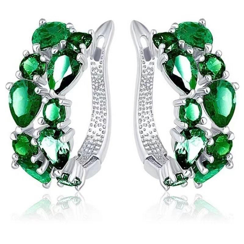 Diamond Crystal Zircon Ear Clip Affordable Luxury Earrings Women - MultyPros