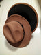 European And American Popular Woolen Top Color Matching Flat Brim Fedora Jazz Hat - MultyPros