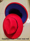 European And American Popular Woolen Top Color Matching Flat Brim Fedora Jazz Hat - MultyPros