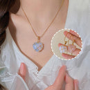 Fashion Moonstone Necklace For Cartoon Princess Love Girl Necklace Novelty Jewelry - MultyPros