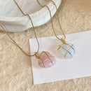 Fashion Moonstone Necklace For Cartoon Princess Love Girl Necklace Novelty Jewelry - MultyPros