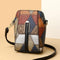 Fashion Soft Leather Stitching Shoulder Bag - MultyPros