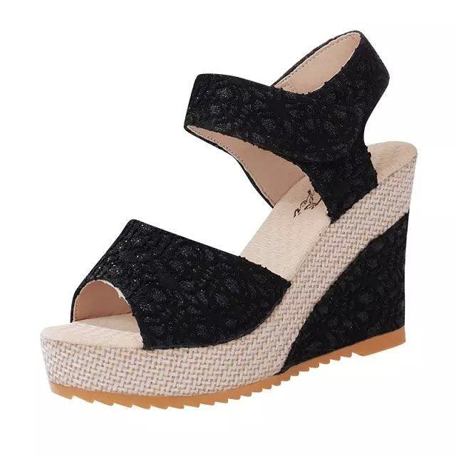 Flat bottom high heel sandals - MultyPros