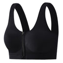 Front Zipper Sports Bra Shockproof High Strength Beauty Back - MultyPros