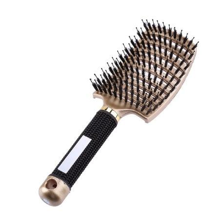 Hairbrush Anti Klit Brushy Haarborstel Women Detangler Hair Brush Bristle Nylon Scalp Massage  Teaser Hair Brush Comb - MultyPros