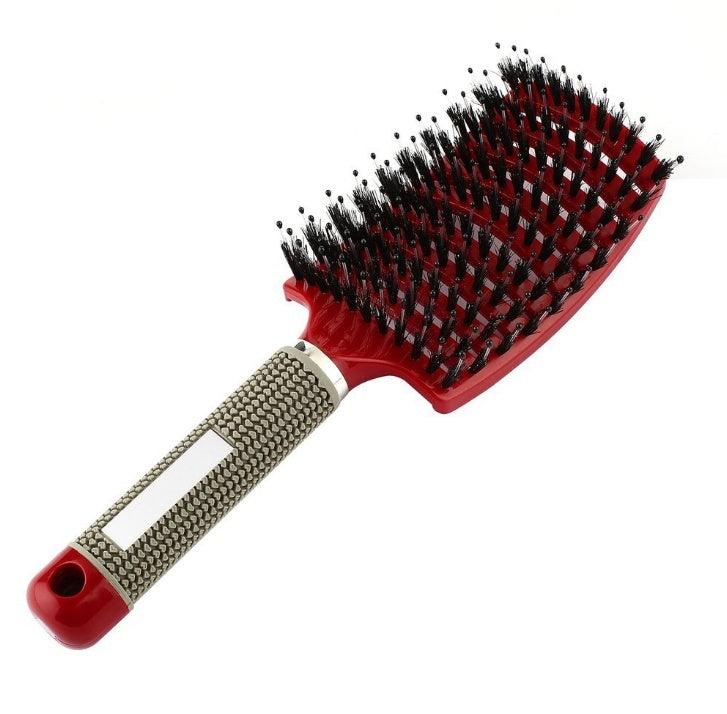 Hairbrush Anti Klit Brushy Haarborstel Women Detangler Hair Brush Bristle Nylon Scalp Massage  Teaser Hair Brush Comb - MultyPros