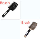 Hairbrush Anti Klit Brushy Haarborstel Women Detangler Hair Brush Bristle Nylon Scalp Massage  Teaser Hair Brush Comb - MultyPros