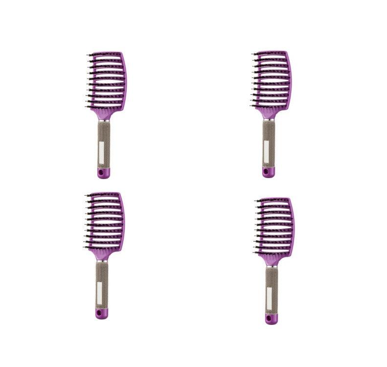 Hairbrush Anti Klit Brushy Haarborstel Women Detangler Hair Brush Bristle Nylon Scalp Massage  Teaser Hair Brush Comb - MultyPros