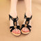 Korean Style Ladies Flat Wedge Sandals - MultyPros