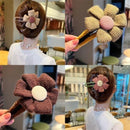 Large Cloth Flower Hairpin Hair Curling At The Back Of The Head High-end Mori Clip - MultyPros