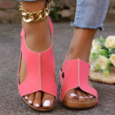 New Summer Wedges Sandals With Elastic Band Design Casual Fish Mouth Shoes For Women - MultyPros