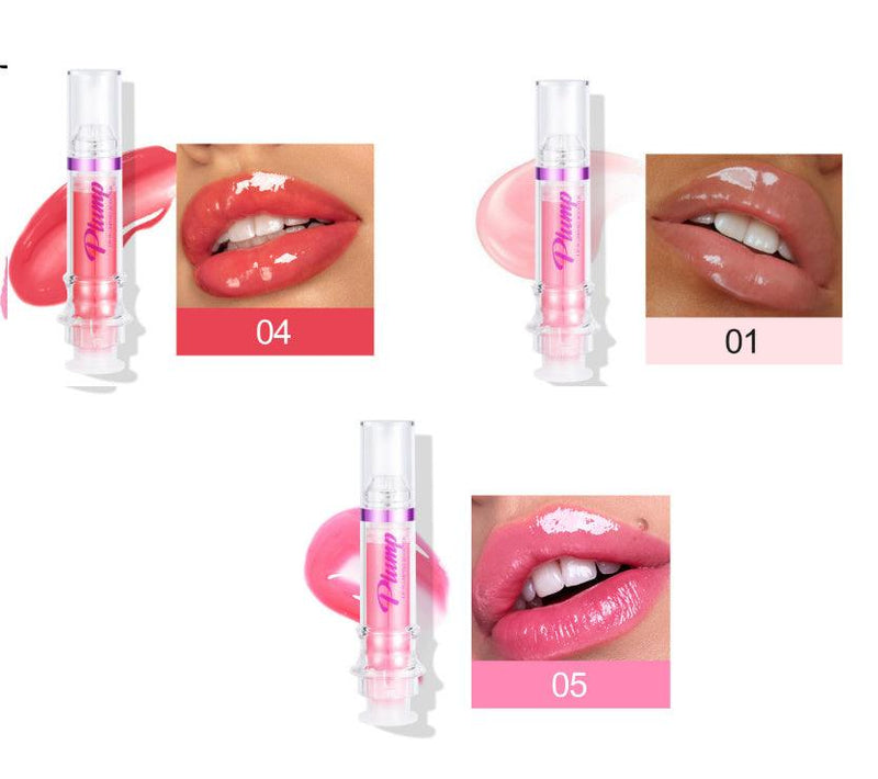 New Tube Lip Rich Lip Color Slightly Spicy Lip Honey Lip Glass Mirror Face Lip Mirror Liquid Lipstick - MultyPros