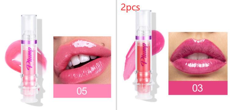 New Tube Lip Rich Lip Color Slightly Spicy Lip Honey Lip Glass Mirror Face Lip Mirror Liquid Lipstick - MultyPros