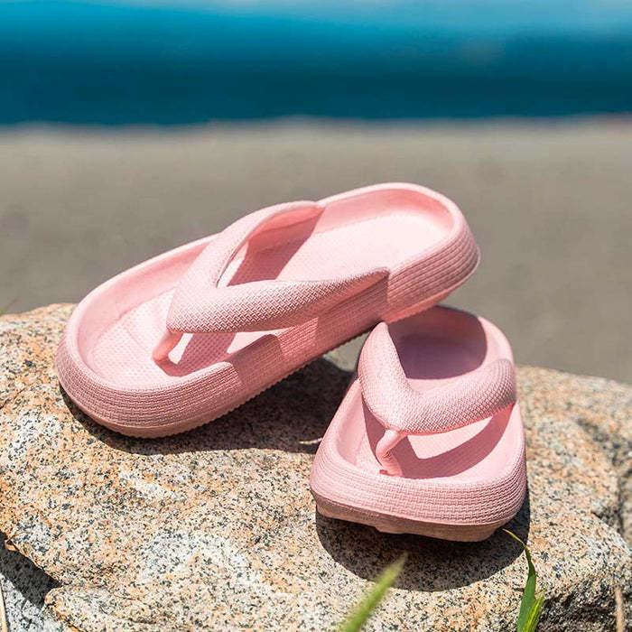 Outdoor Seaside Beach Thick Bottom Flip Flops - MultyPros