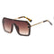 Oversize Sunglasses Fashion Style Square Sun Glasses  One Pieces Mirror Lens UV400 Women Men Brands - MultyPros