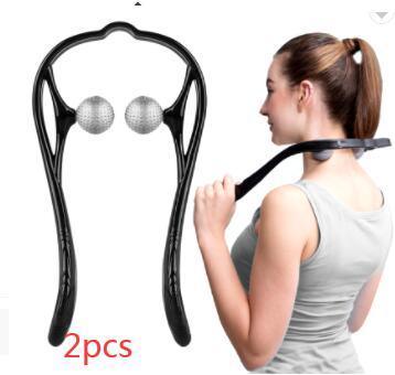 Plastic Pressure Point Therapy Neck Massageador Massagem Relieve Hand Roller Neck Massager For Neck Shoulder Trigger Point - MultyPros