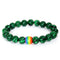 Rainbow Bead Bracelet Pride Natural Stone Strand Couple Bracelets - MultyPros