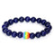 Rainbow Bead Bracelet Pride Natural Stone Strand Couple Bracelets - MultyPros