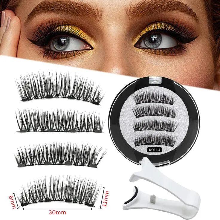 Reusable Magnetic Eyelashes with Applicator - MultyPros