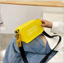 Transparent Square Fashion Trend Jelly Single Shoulder Diagonal Cross Bag - MultyPros