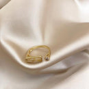 Vintage niche design zircon marble ring - MultyPros