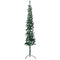 Slim Artificial Half Christmas Tree With Stand Green 5 Ft