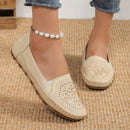 Handmade Stitching Gommino Solid Color Casual Women's Shoes MultyPros