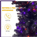 6FT Bent Top Artificial Christmas Tree with 300 LED Lights & 1080 Tips