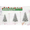 6FT PE&PVC Flocked Christmas Tree