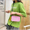 Transparent Square Fashion Trend Jelly Single Shoulder Diagonal Cross Bag MultyPros