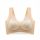 Lace Vest, Seamless Ice Silk Push-up, Breathable, Thin Bra, Beautiful Back, Big Breasts, Small Fixed Underwear MultyPros