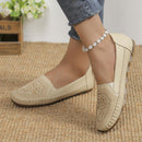 Handmade Stitching Gommino Solid Color Casual Women's Shoes MultyPros