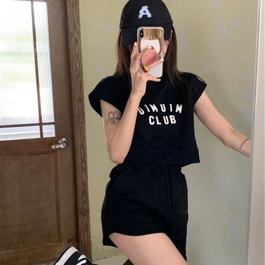 Wholesale Women’s Summer T-Shirt & Shorts Set | Sportswear