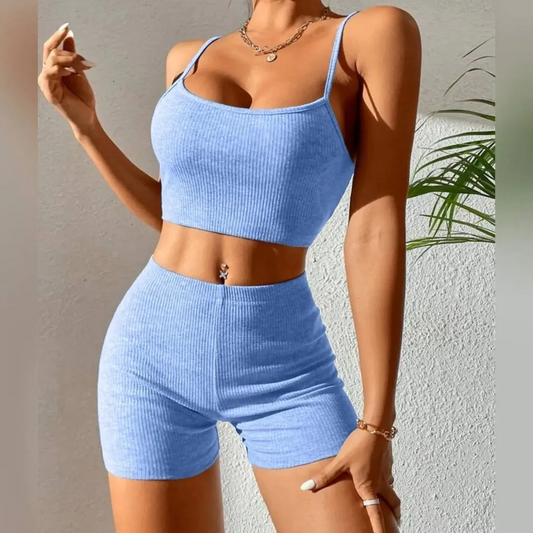 Sexy Camisole & Shorts Set – Wholesale Women’s Two-Piece