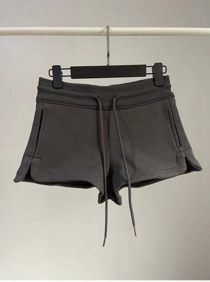 Wholesale Women’s Solid Color High Waist Drawstring Shorts – Casual & Comfy