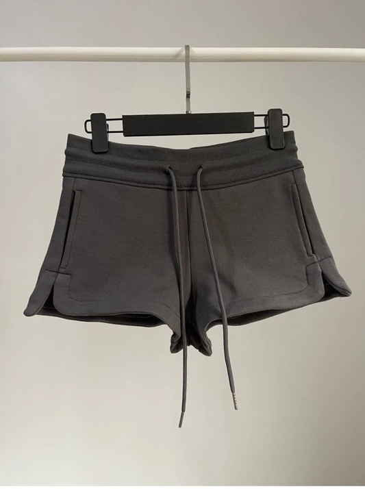 Wholesale Women’s Solid Color High Waist Drawstring Shorts – Casual & Comfy