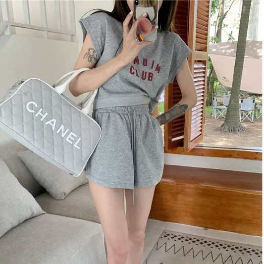 Wholesale Women’s Summer T-Shirt & Shorts Set | Sportswear
