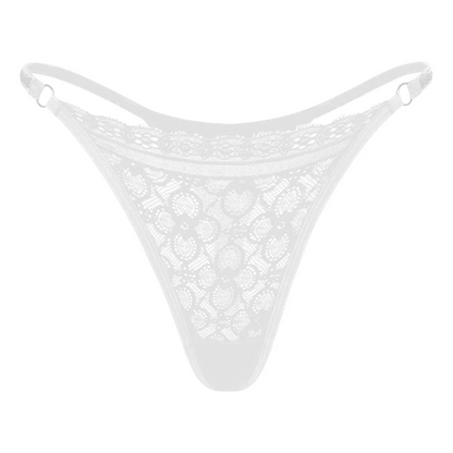 Sexy Lace Stitching Low Waist Thong Women