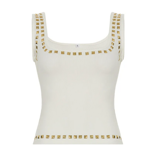 Summer Rivet Tank Top for Women