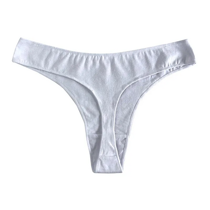 Sexy Solid Color Breathable Thong Women